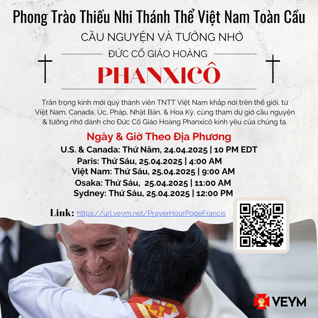 VEYM International Prayer Hour for Pope Francis